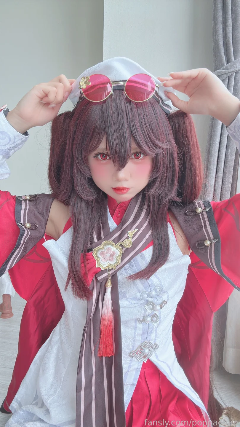 PoppaChan - 胡桃 HuTao [30P-33MB] tg@simisebaisi 【丝足阁】005.webp